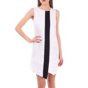 8 by YOOX NWT MADE IN ITALY Dress Sz 38 or S to M sleeveless 97% cotton SUBLIME